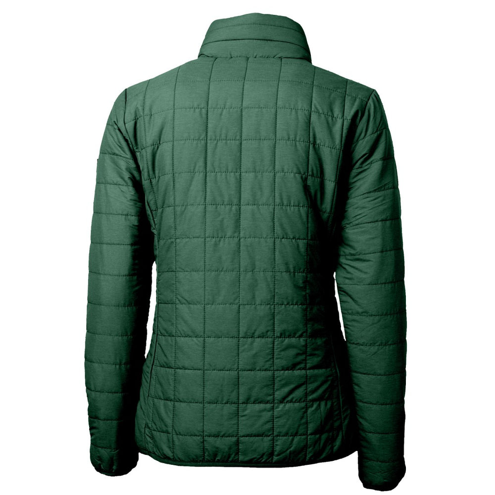Green Bay Packers Cutter & Buck Women's Rainier PrimaLoft Eco Insulated Full-Zip Puffer Jacket Green - NFL
