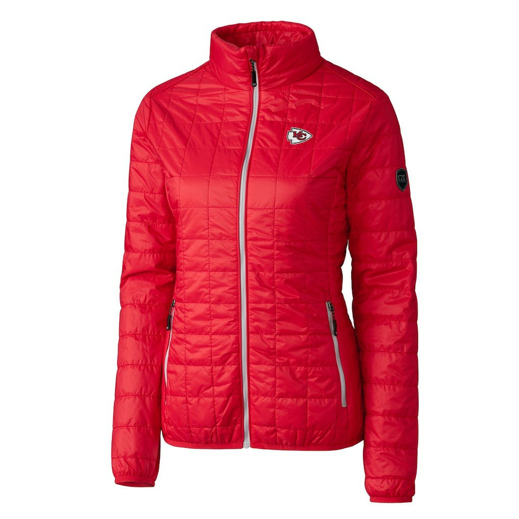 Kansas City Chiefs Cutter & Buck Women's Rainier PrimaLoft Eco Insulated Full-Zip Puffer Jacket Red - NFL