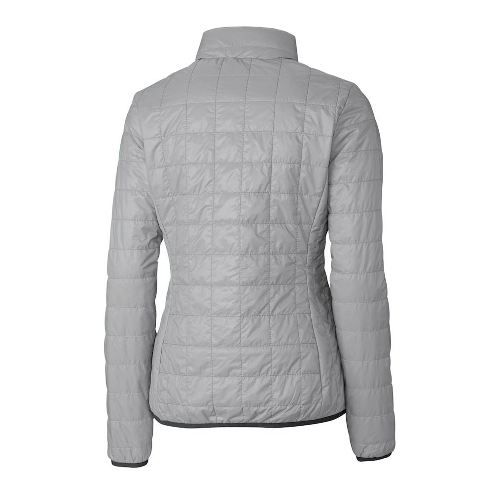 Minnesota Vikings Cutter & Buck Women's Rainier PrimaLoft Eco Insulated Full-Zip Puffer Jacket Gray - NFL