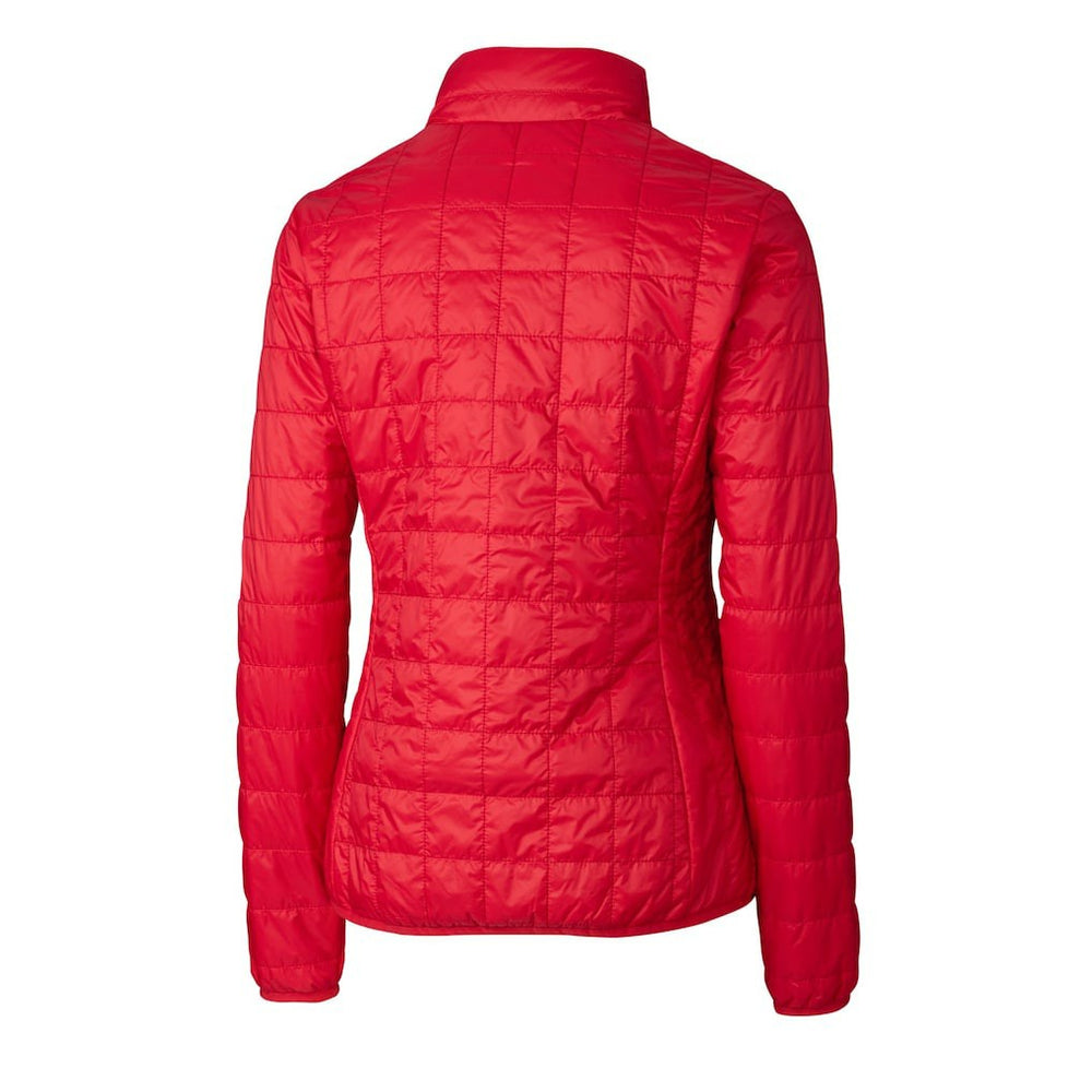 New England Patriots Cutter & Buck Women's Rainier PrimaLoft Eco Insulated Full-Zip Puffer Jacket Red - NFL
