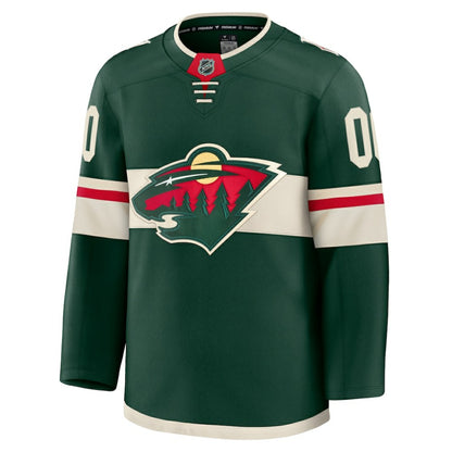 Minnesota Wild Fanatics Home Premium Custom Jersey - Green | NHL Jerseys