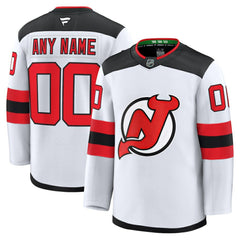 New Jersey Devils - Fanatics Away Premium Custom Jersey White