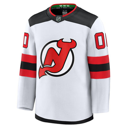 New Jersey Devils Fanatics Away Premium Custom Jersey - White | NHL Jerseys