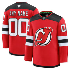 New Jersey Devils - Fanatics Home Premium Custom Jersey Red
