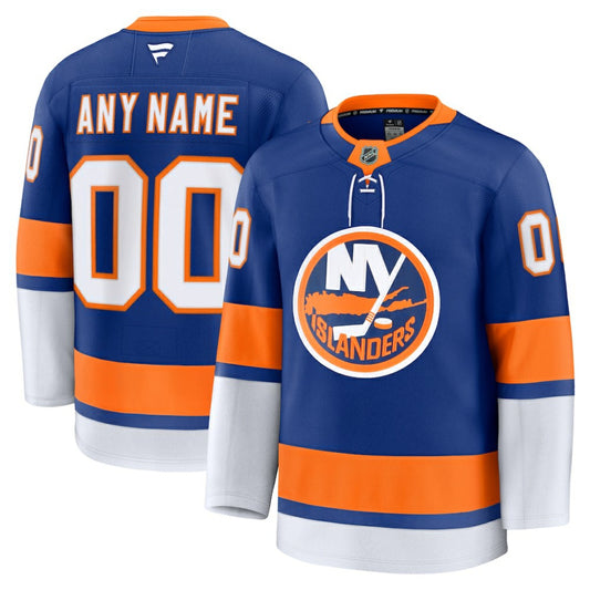 New York Islanders Fanatics Home Premium Custom Jersey - Royal | NHL Jerseys