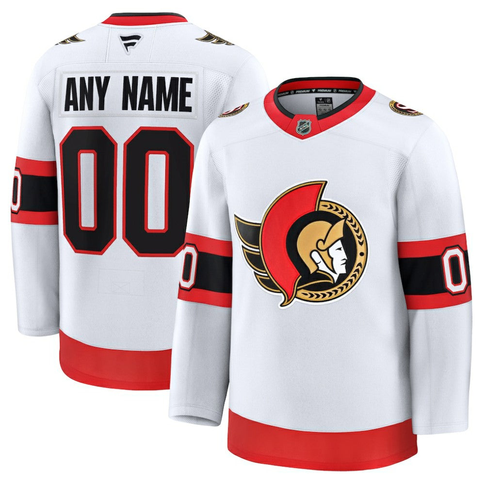 Ottawa Senators - Fanatics Away Premium Custom Jersey White