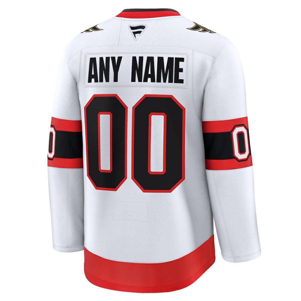 Ottawa Senators - Fanatics Away Premium Custom Jersey White