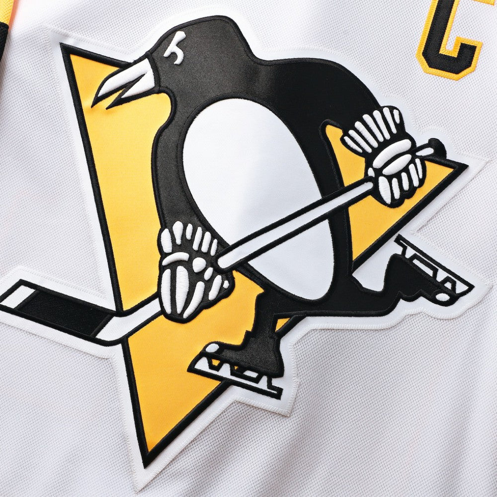 Pittsburgh Penguins Fanatics Away Premium Custom Jersey - White | NHL Jerseys