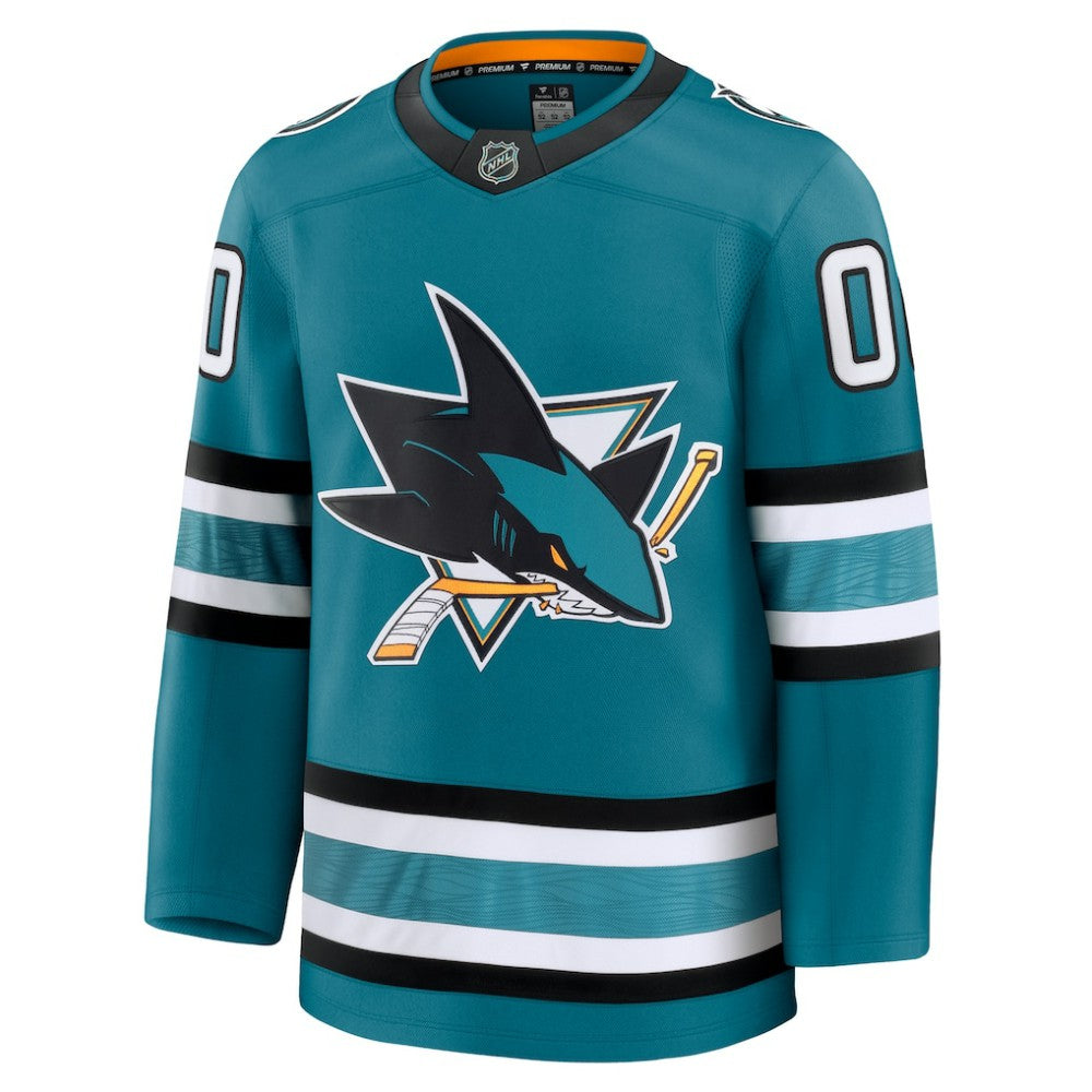 San Jose Sharks - Fanatics Home Premium Custom Jersey Teal