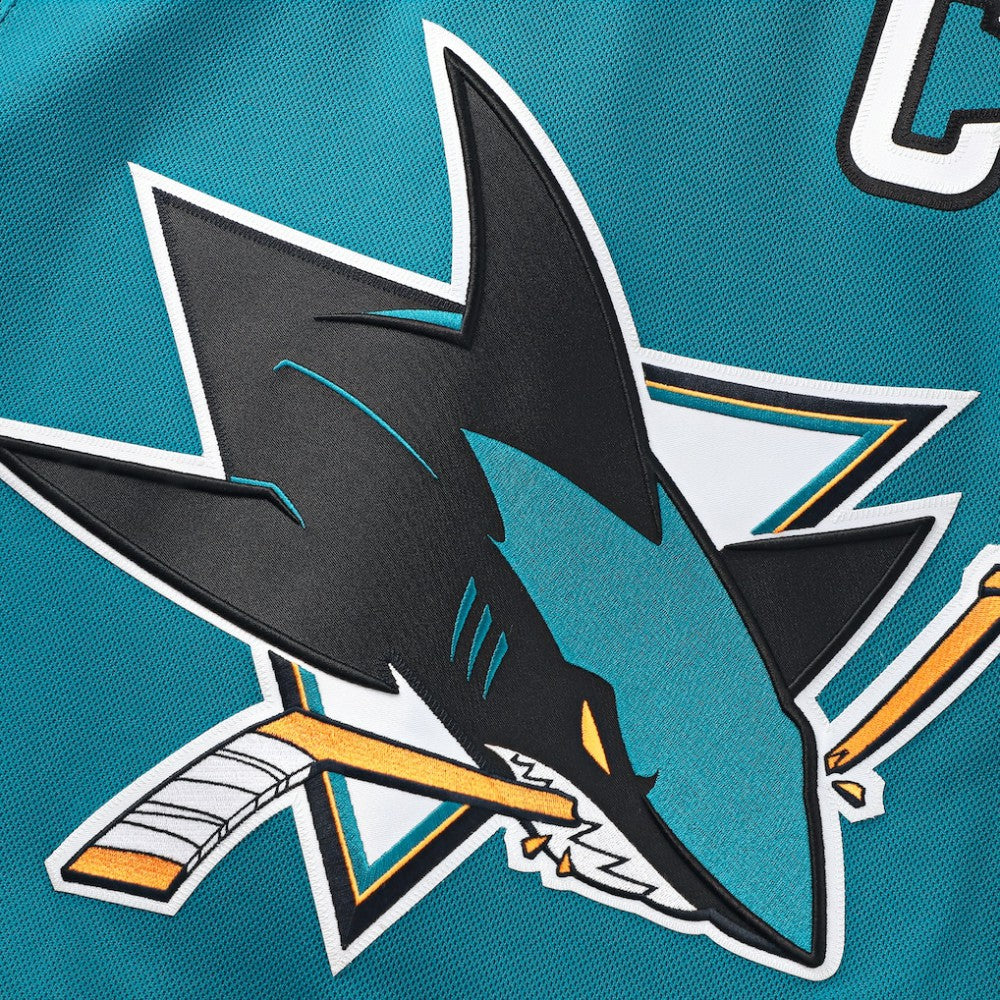 San Jose Sharks - Fanatics Home Premium Custom Jersey Teal