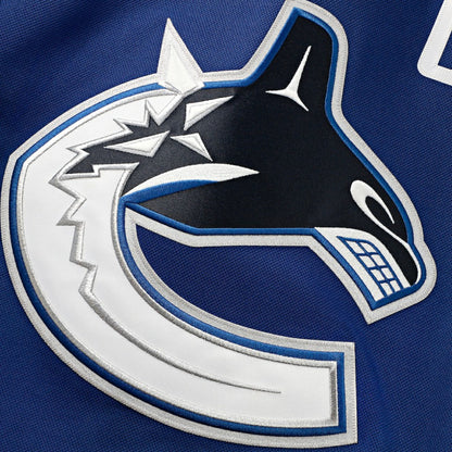 Vancouver Canucks Fanatics Home Premium Custom Jersey - Blue | NHL Jerseys