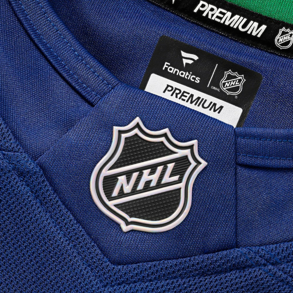 Vancouver Canucks Fanatics Home Premium Custom Jersey - Blue | NHL Jerseys