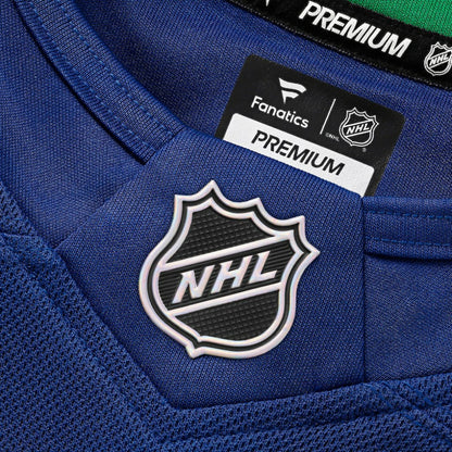 Vancouver Canucks Fanatics Home Premium Custom Jersey - Blue | NHL Jerseys