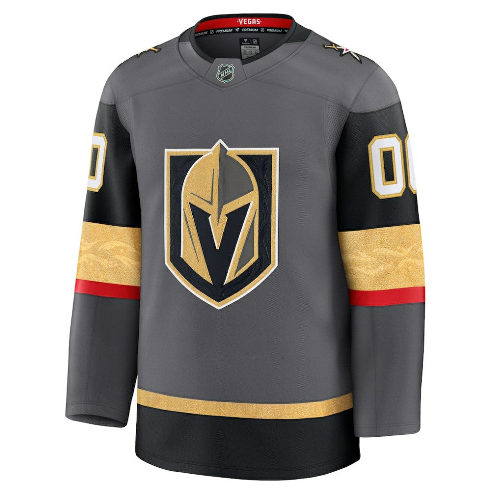 Vegas Golden Knights Fanatics Alternate Premium Custom Jersey - Gray | NHL Jerseys