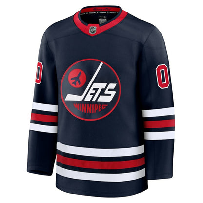 Winnipeg Jets Fanatics Alternate Premium Custom Jersey - Navy | NHL Jerseys