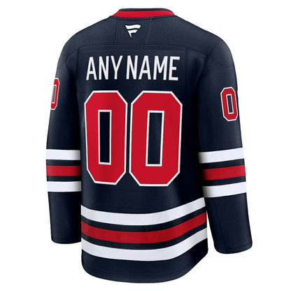 Winnipeg Jets Fanatics Alternate Premium Custom Jersey - Navy | NHL Jerseys
