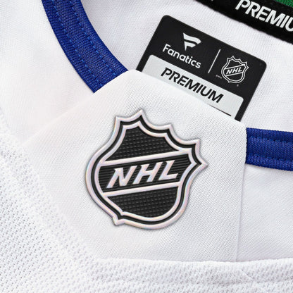 Vancouver Canucks Fanatics Away Premium Custom Jersey - White | NHL Jerseys