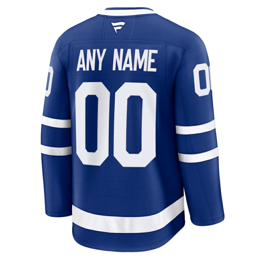 Toronto Maple Leafs Fanatics Home Premium Custom Jersey - Blue | NHL Jerseys