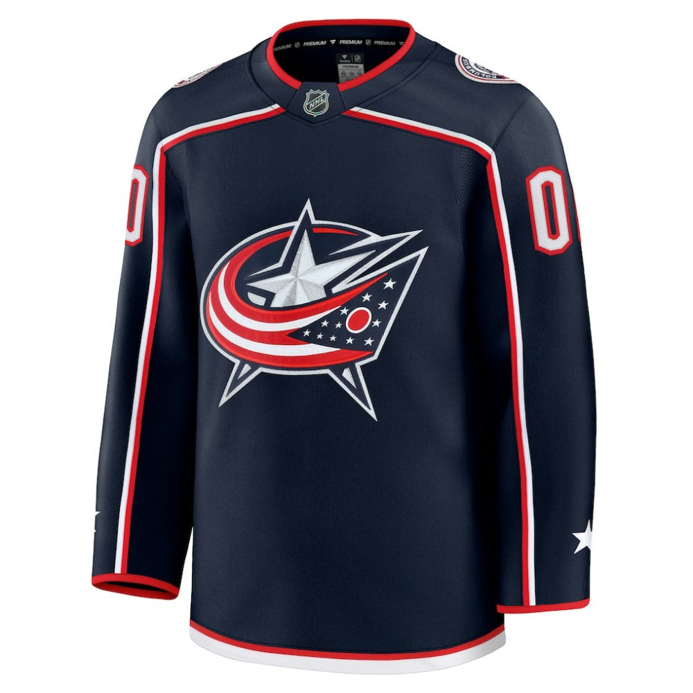 Columbus Blue Jackets Fanatics Home Premium Custom Jersey - Navy | NHL Jerseys