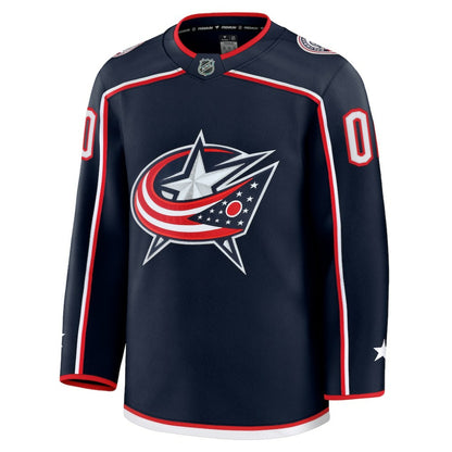 Columbus Blue Jackets Fanatics Home Premium Custom Jersey - Navy | NHL Jerseys