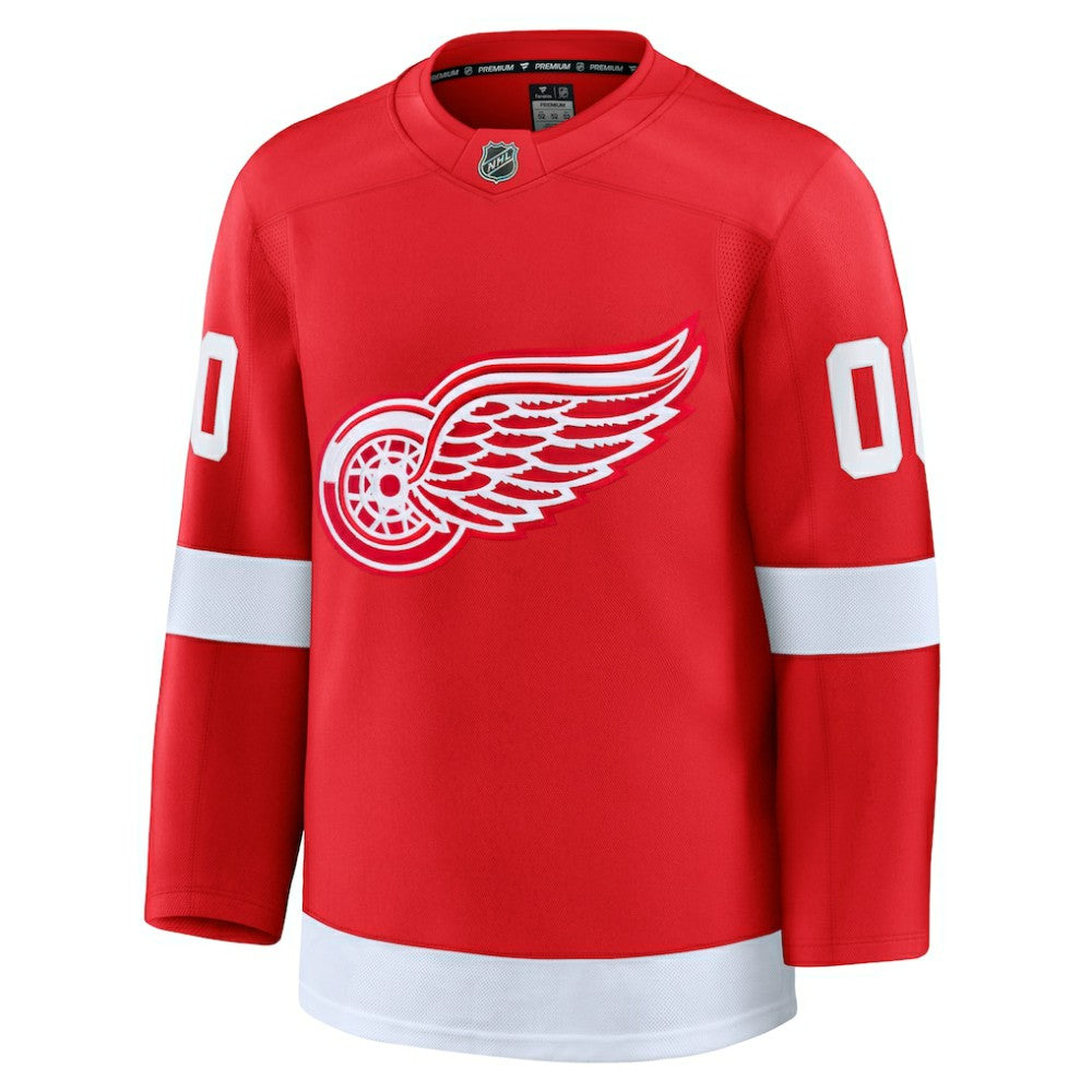 Detroit Red Wings Fanatics Home Premium Custom Jersey - Red | NHL Jerseys