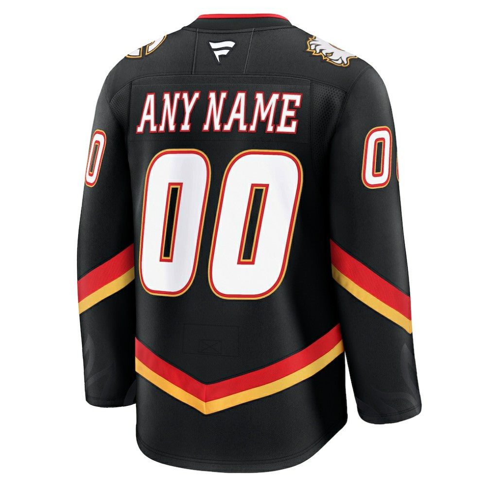 Calgary Flames - Fanatics Alternate Premium Custom Jersey Black