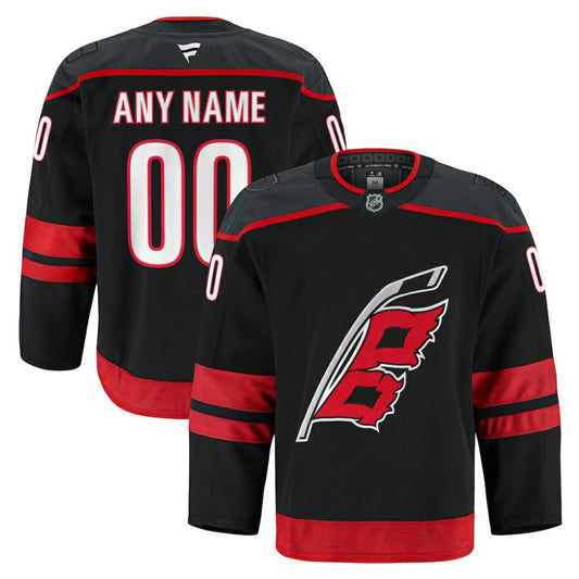 Carolina Hurricanes Fanatics Home Authentic Pro Custom Jersey - Black | NHL Jerseys