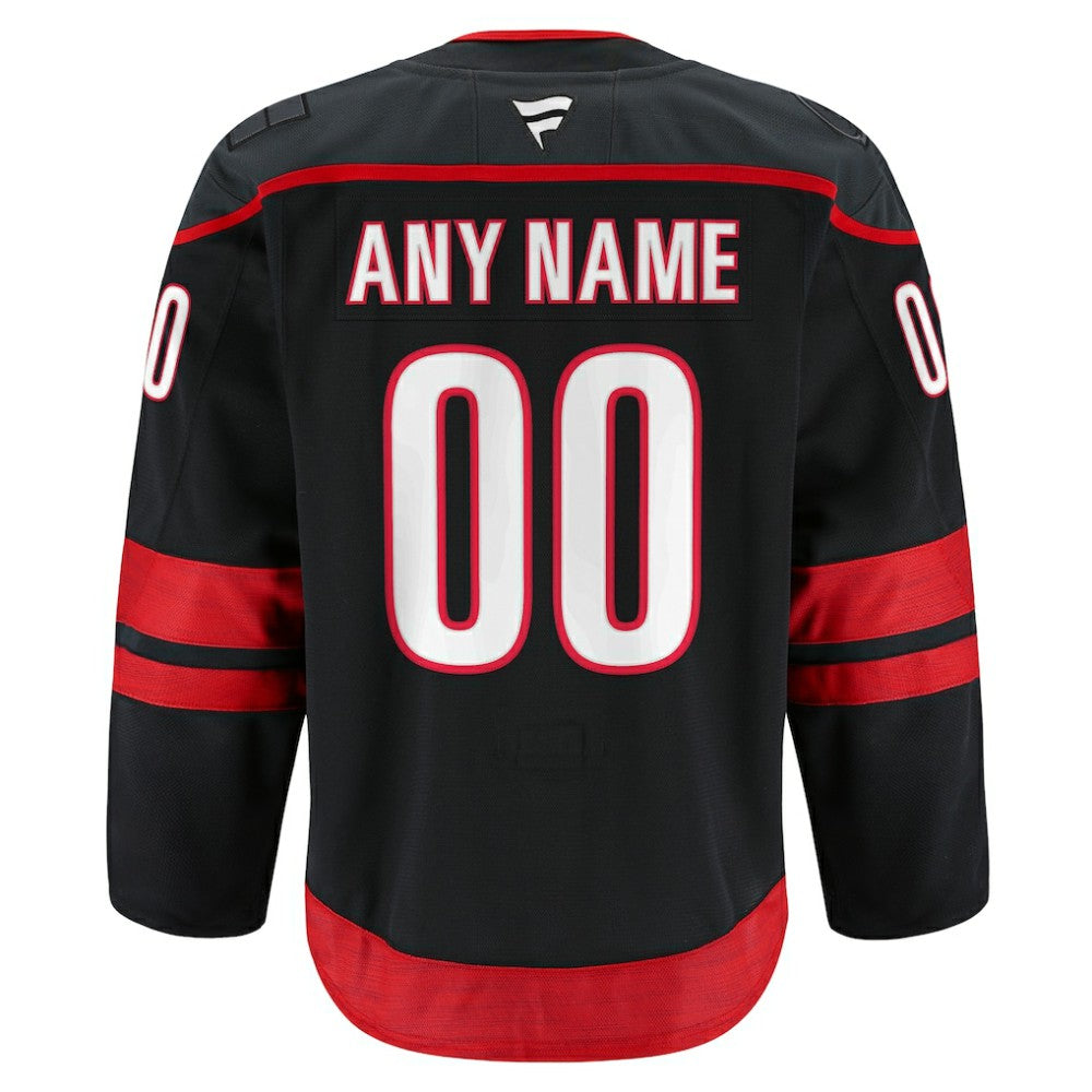 Carolina Hurricanes Fanatics Home Authentic Pro Custom Jersey - Black | NHL Jerseys