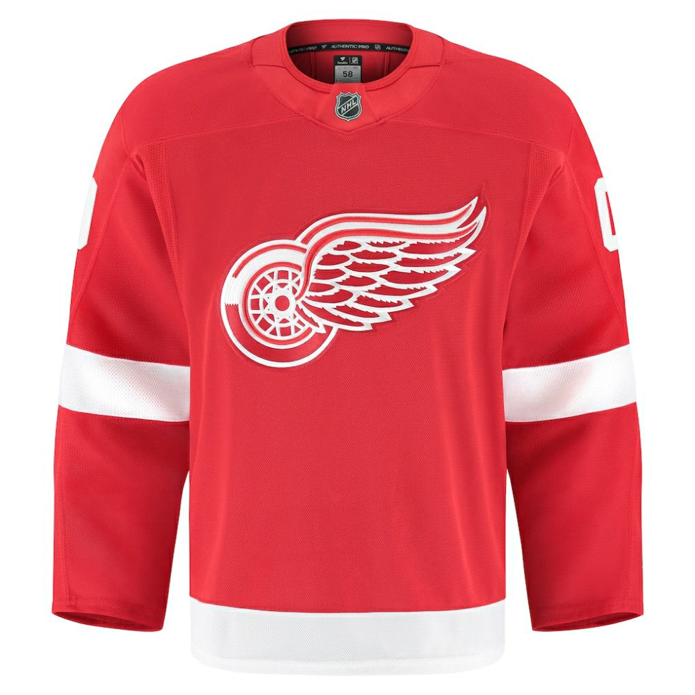 Detroit Red Wings Fanatics Home Authentic Pro Custom Jersey - Red | NHL Jerseys