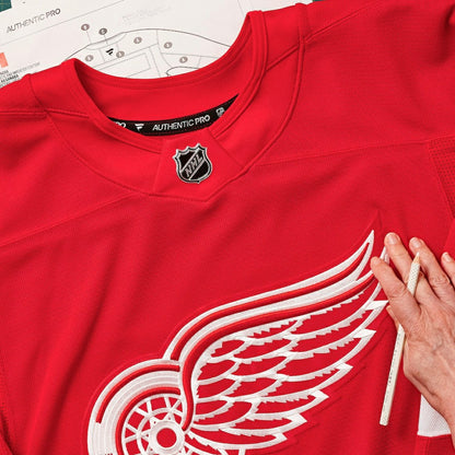 Detroit Red Wings Fanatics Home Authentic Pro Custom Jersey - Red | NHL Jerseys