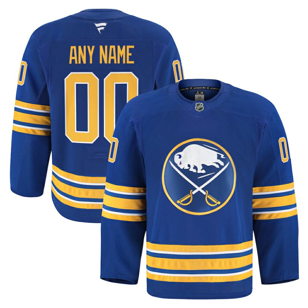 Buffalo Sabres Fanatics Home Authentic Pro Custom Jersey - Royal | NHL Jerseys