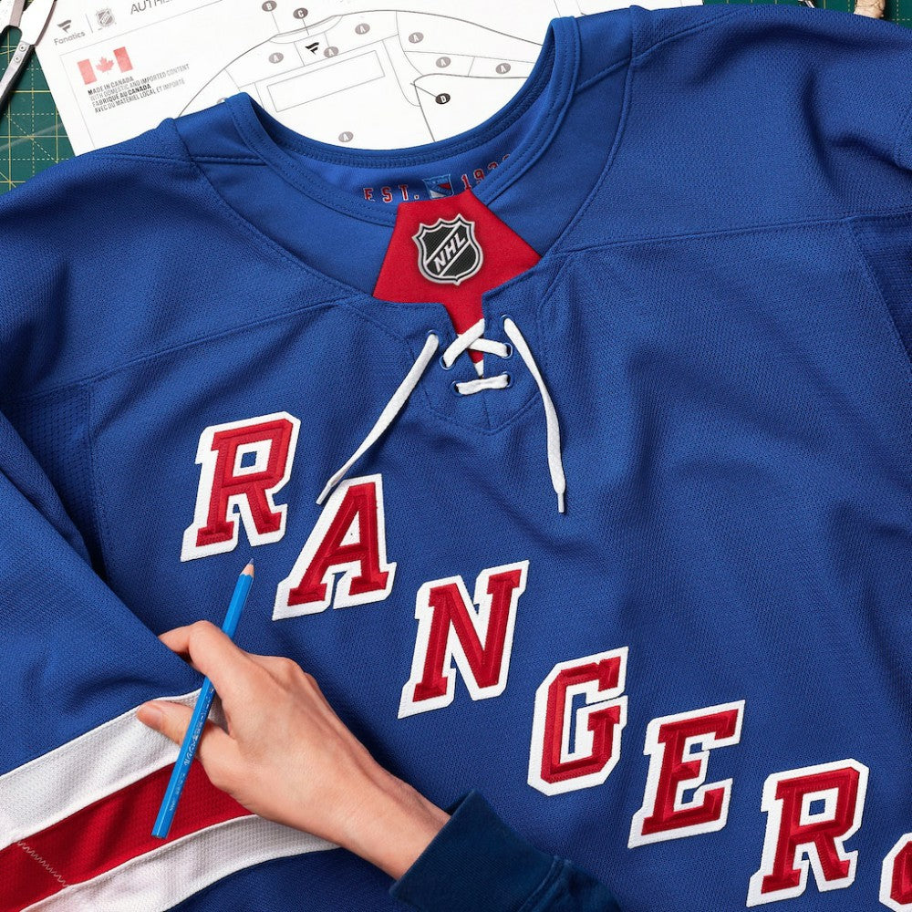 New York Rangers Fanatics Home Authentic Pro Custom Jersey Royal