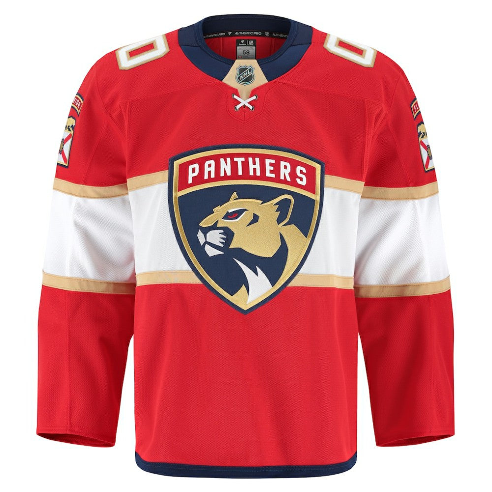 Florida Panthers Fanatics Home Authentic Pro Custom Jersey - Red | NHL Jerseys