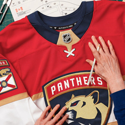 Florida Panthers Fanatics Home Authentic Pro Custom Jersey - Red | NHL Jerseys