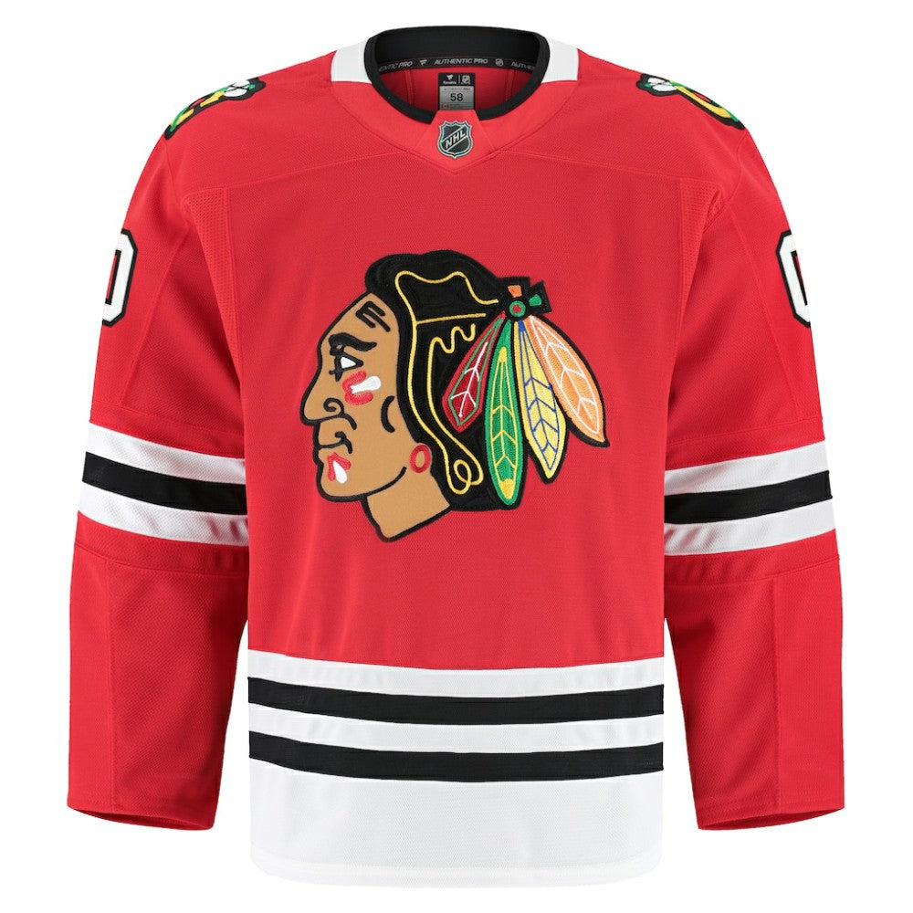 Chicago Blackhawks Fanatics Home Authentic Pro Custom Jersey - Red | NHL Jerseys