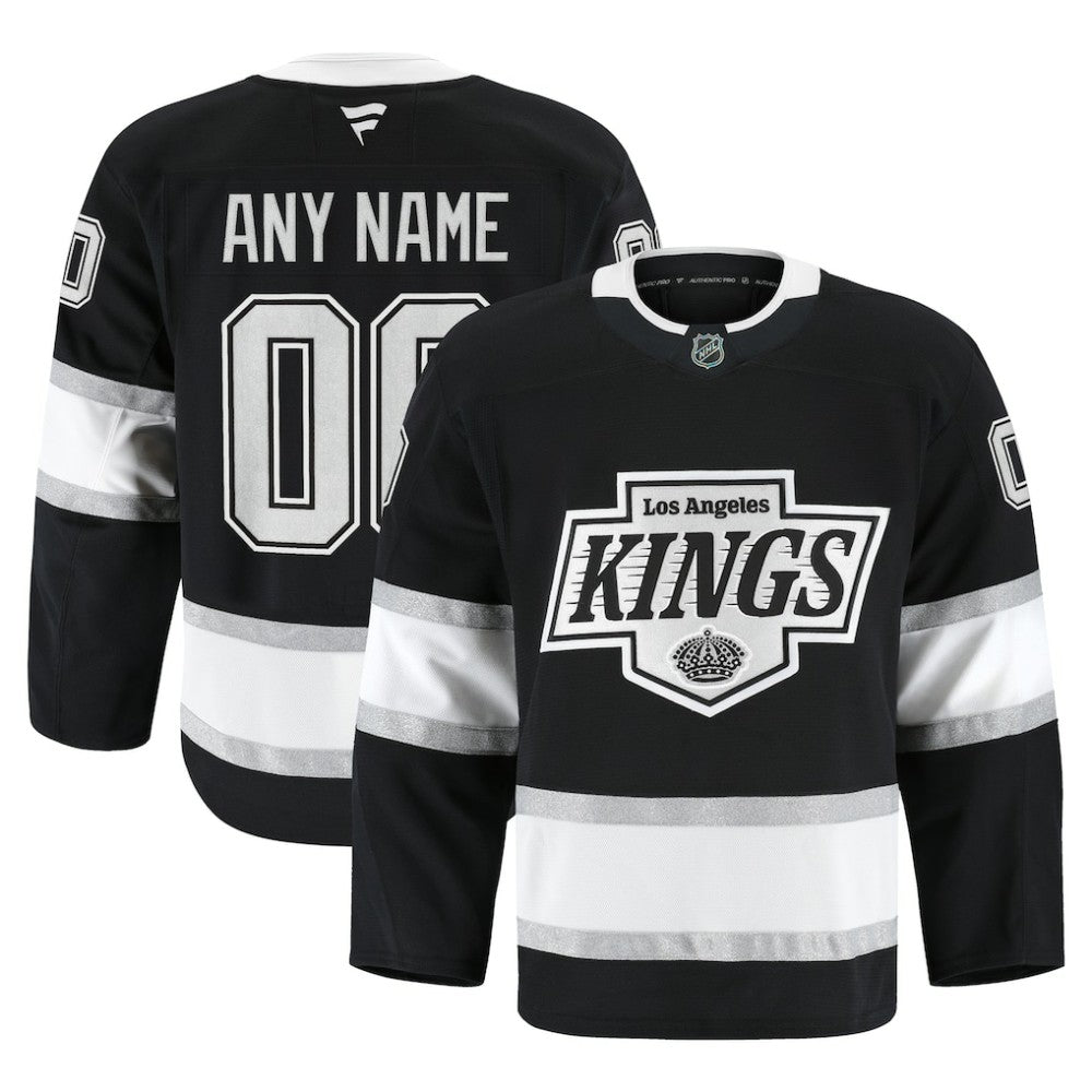 Los Angeles Kings Fanatics Home Authentic Pro Custom Jersey - Black | NHL Jerseys