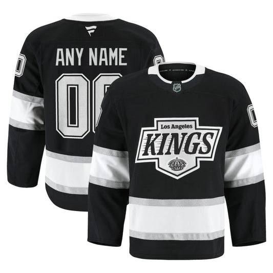 Los Angeles Kings Fanatics Home Authentic Pro Custom Jersey - Black | NHL Jerseys