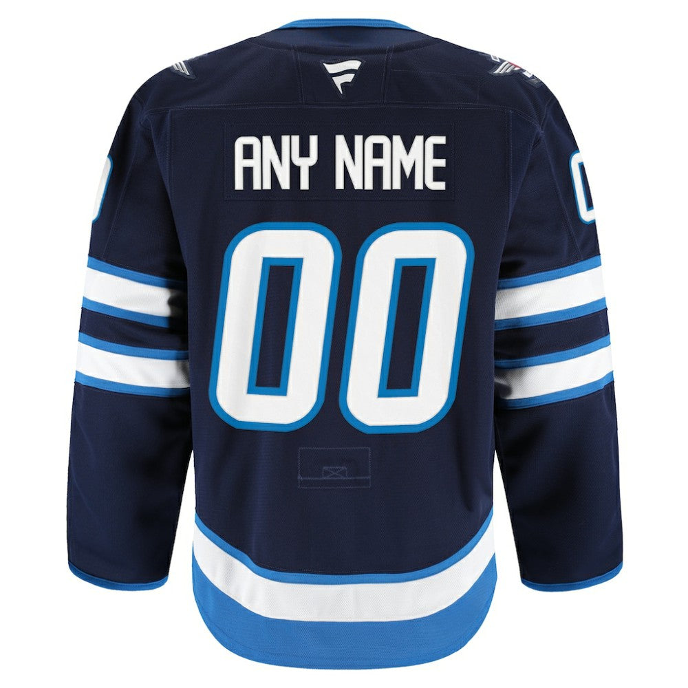 Winnipeg Jets - Fanatics Home Authentic Pro Custom Jersey Navy