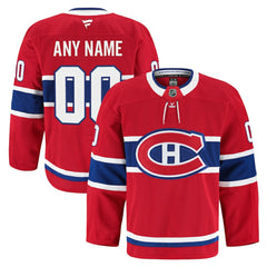 Montreal Canadiens - Fanatics Home Authentic Pro Custom Jersey Red
