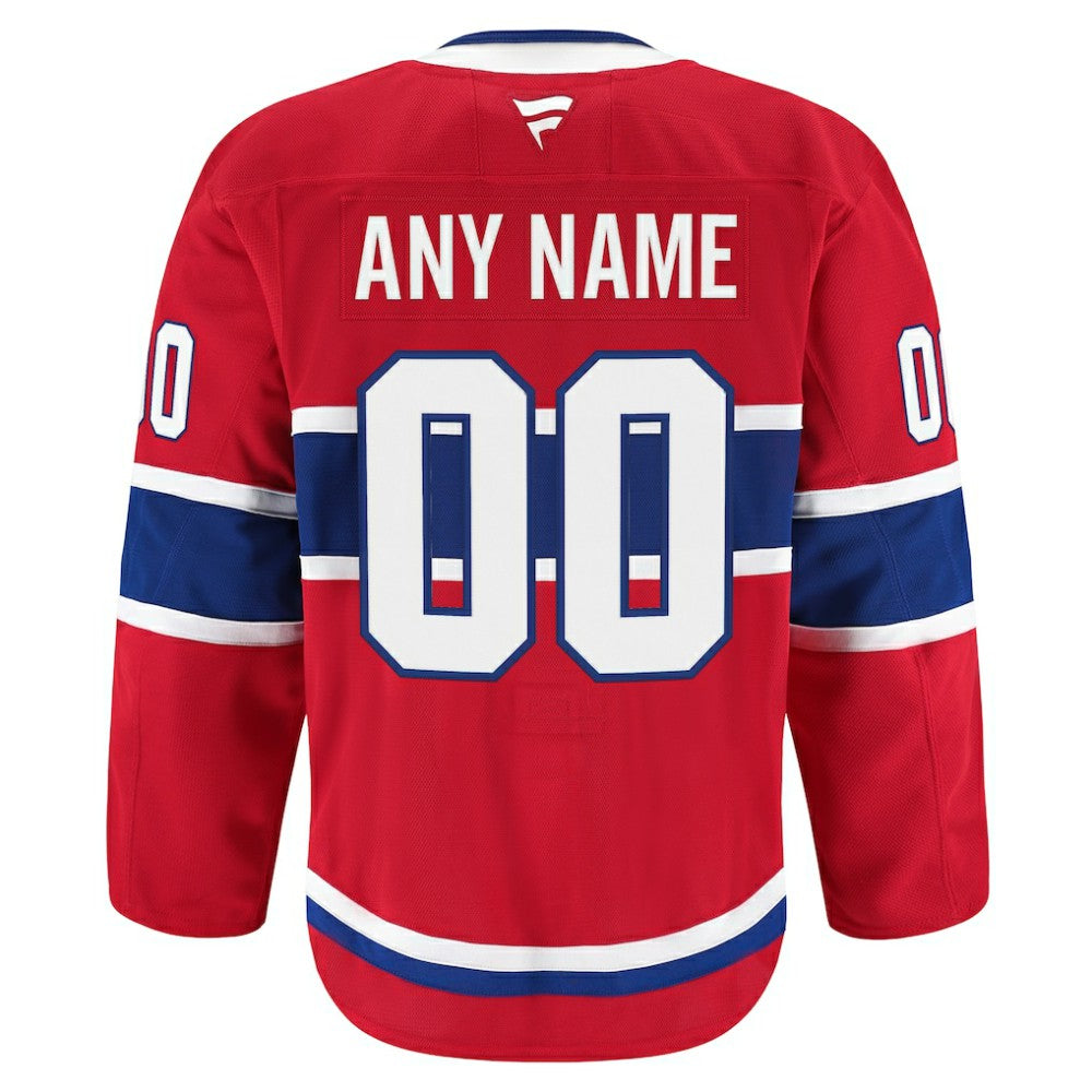Montreal Canadiens - Fanatics Home Authentic Pro Custom Jersey Red