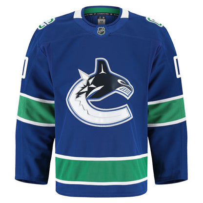 Vancouver Canucks Fanatics Home Authentic Pro Custom Jersey - Blue | NHL Jerseys