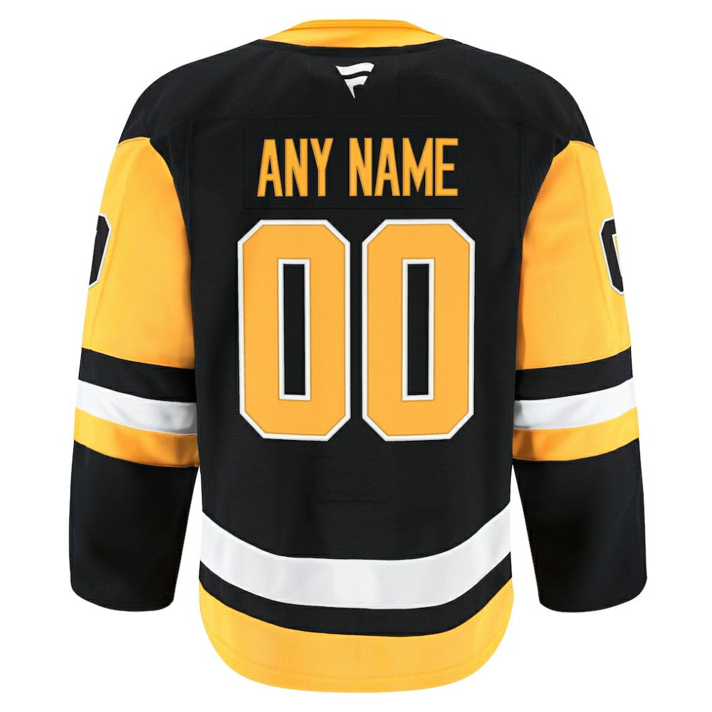 Pittsburgh Penguins Fanatics Home Authentic Pro Custom Jersey - Black | NHL Jerseys