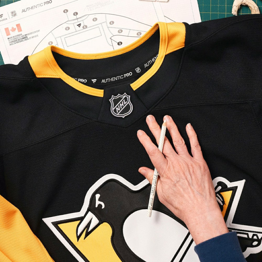 Pittsburgh Penguins Fanatics Home Authentic Pro Custom Jersey - Black | NHL Jerseys