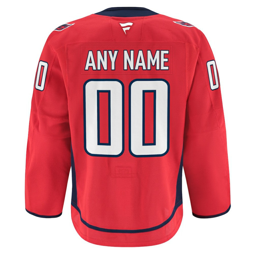 Washington Capitals Fanatics Home Authentic Pro Custom Jersey - Red | NHL Jerseys