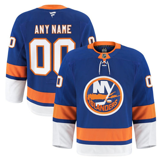 New York Islanders Fanatics Home Authentic Pro Custom Jersey - Royal | NHL Jerseys