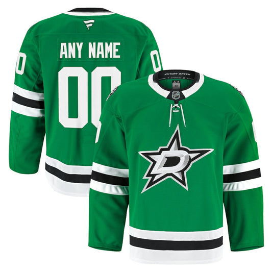 Dallas Stars Fanatics Home Authentic Pro Custom Jersey - Kelly Green | NHL Jerseys