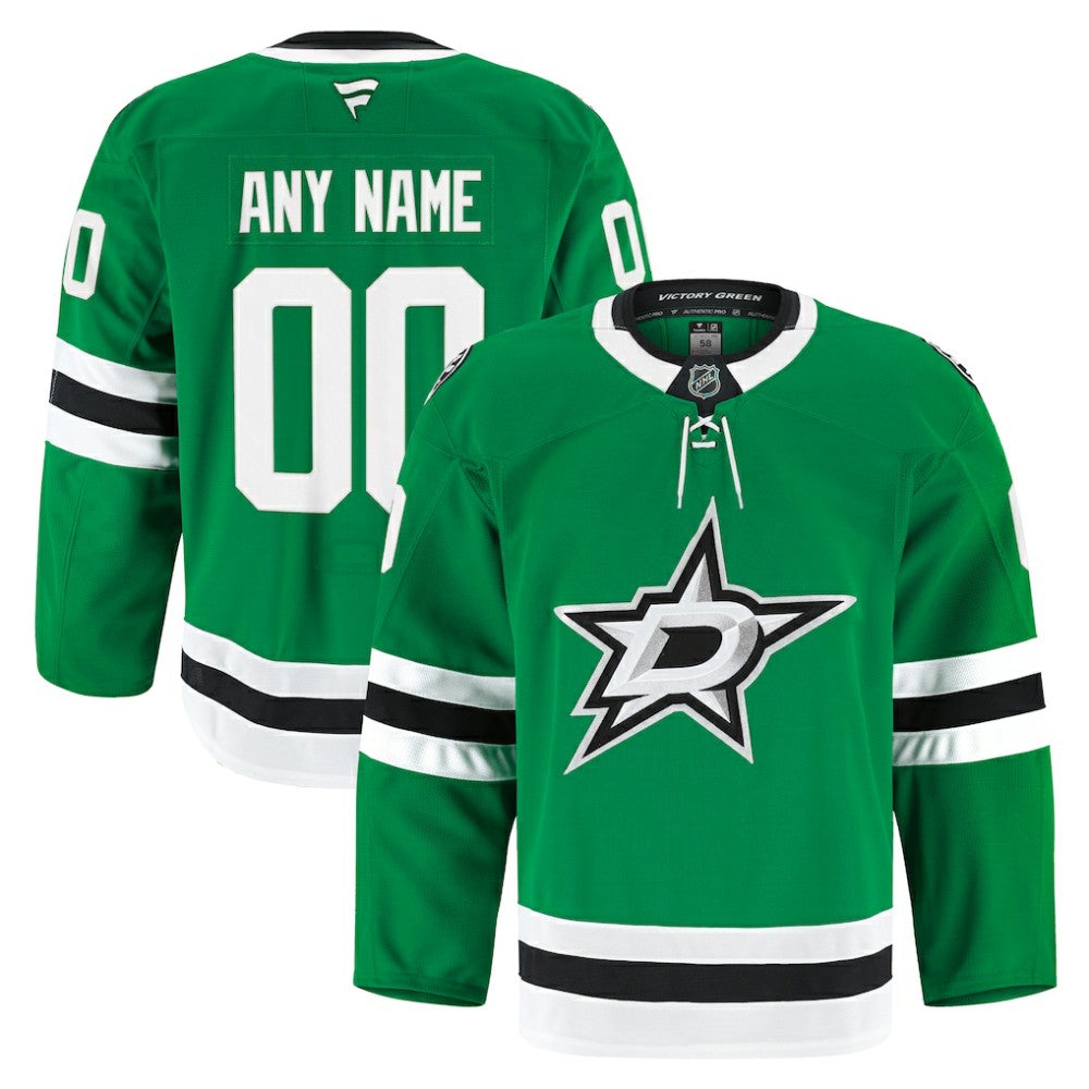 Dallas Stars - Fanatics Home Authentic Pro Custom Jersey Kelly Green