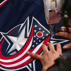 Columbus Blue Jackets - Fanatics Home Authentic Pro Custom Jersey Navy