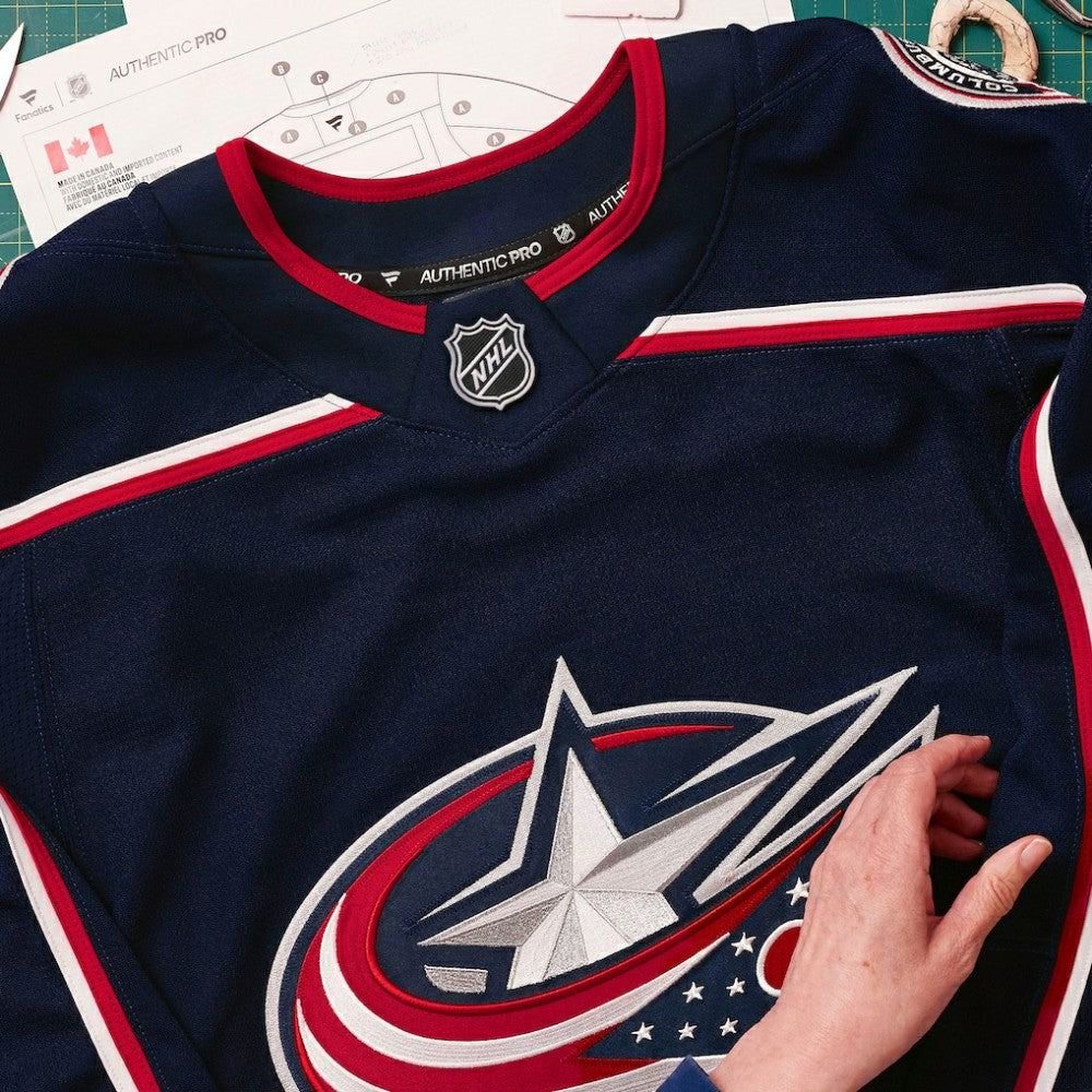 Columbus Blue Jackets Fanatics Home Authentic Pro Custom Jersey - Navy | NHL Jerseys