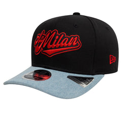 New Era AC Milan New Era 9FIFTY Stretch-Snap Adjustable Hat - Black/Denim
